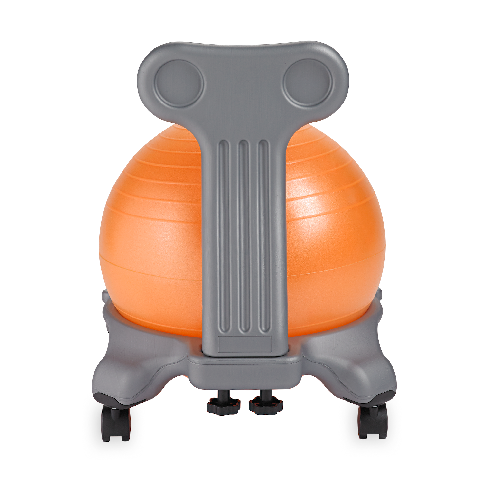 Gaiam Kids Classic Balance Ball® Chair Orange/Grey back