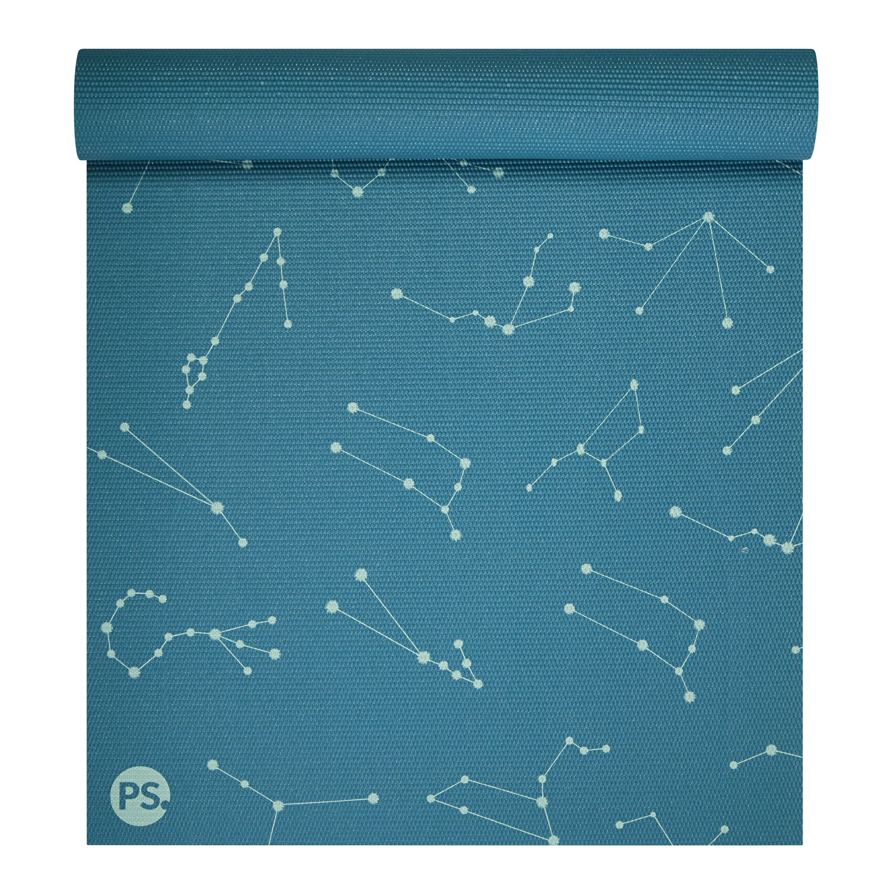 POPSUGAR Premium Constellations Yoga Mat (6mm) top rolled
