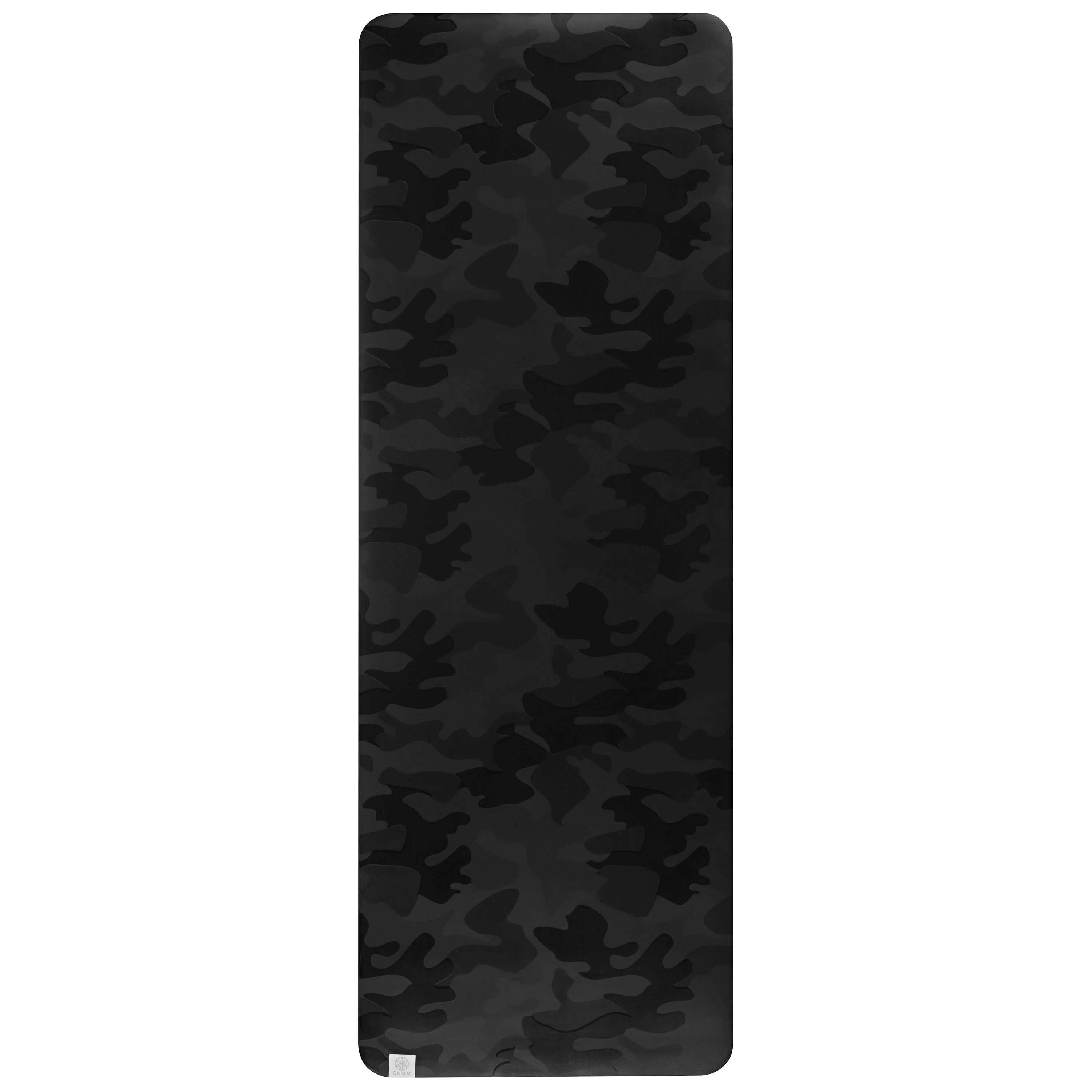 Camo Performance Dry-Grip Yoga Mat (5mm) top flat